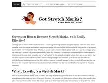 Tablet Screenshot of gotstretchmarks.net